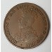 AUSTRALIA 1924 . ONE 1 PENNY . VARIETY . ROTATED OBVERSE